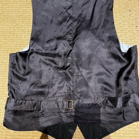 J. Crew Charcoal Herringbone Vest - Picture 5 of 5